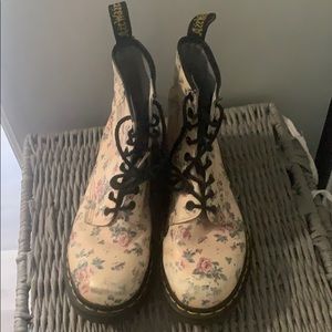 Doc Martin flower boots